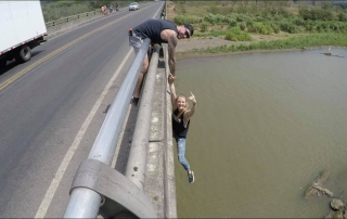 Foto Turista en el río Tárcoles