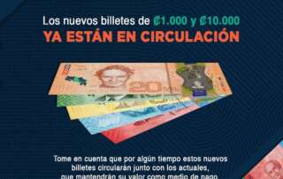nuevos billetes BCCR