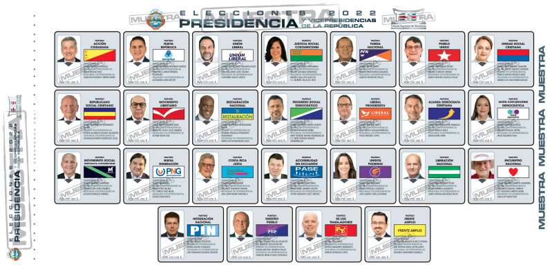 candidatos a presidente 2022