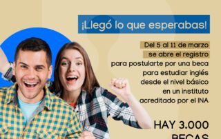 INA becas ingles