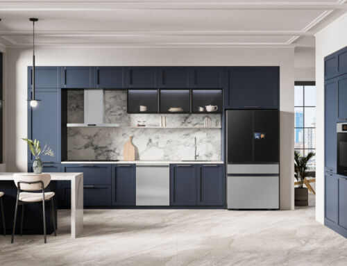 Samsung presenta nueva línea de refrigeradores inteligentes equipados con pantallas y funciones de IA
