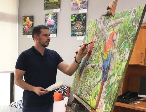 ​​Exposición de pintura al óleo: Brotes de Luz nacen en Santo Domingo de Heredia