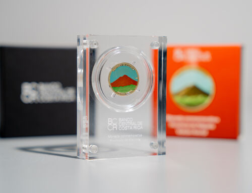 El volcán Arenal llega al bolsillo en moneda de ₡25